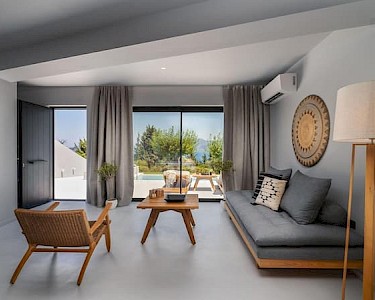 Cavalier Suites Lefkas woonkamer