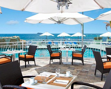 Oyster Bay Beach Resort Sint Maarten terras
