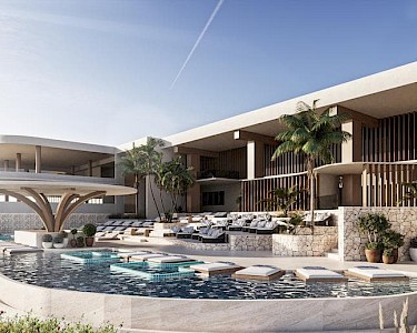 TUI BLUE Curaçao ligbedden zwembad