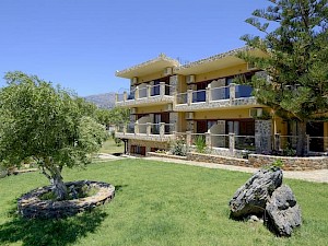 Huize Albatros Kreta groene tuin