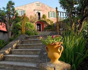 Fundana Villas Corfu tuin