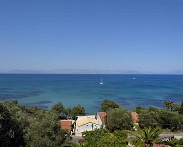 Huize Athina Corfu uitzicht