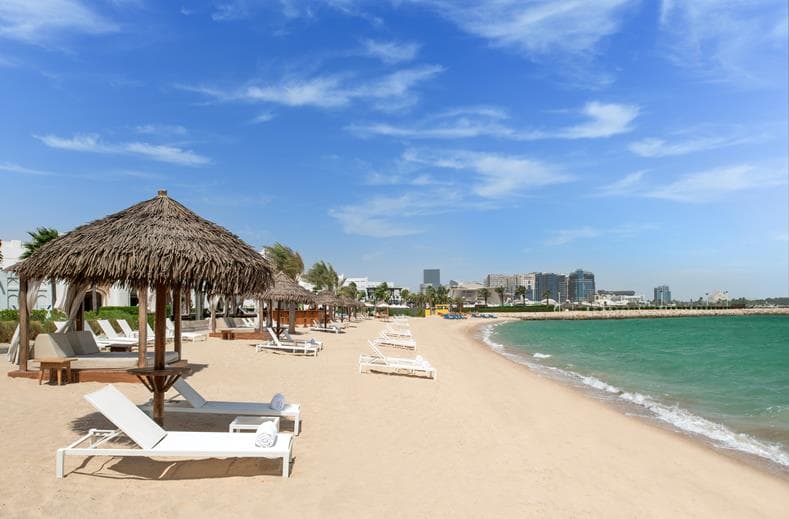 Sharq Village Spa strand in Qatar