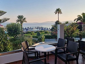 Mastichari Bay Kos restaurant met uitzicht op zee