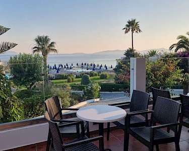 Mastichari Bay Kos restaurant met uitzicht op zee