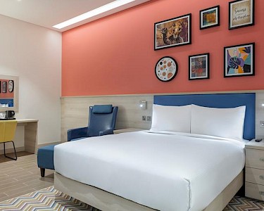 Hampton By Hilton Doha Old Town Qatar bed
