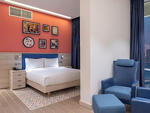 Hampton By Hilton Doha Old Town Qatar slaapkamer