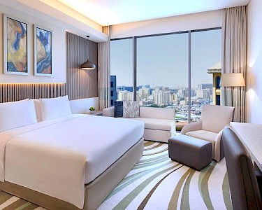 DoubleTree by Hilton Doha Old Town Qatar kamer met uitzicht
