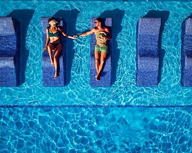 Riu Ventura Mexico artist impression zwembad van bovenaf