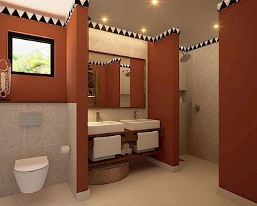 Sandies Nungwi Beach Zanzibar badkamer