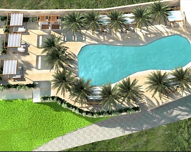 Jaz Amaluna Beach Resort Zanzibar bovenaf