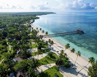 The Residence Zanzibar van bovenaf