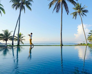 Candi Beach Resort & Spa Bali infinity pool