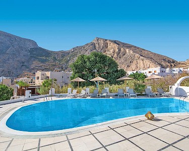 Sunshine Hotel Santorini zwembad