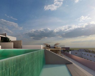 Qawra Palace Malta infinity pool