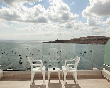 Qawra Palace Malta uitzicht