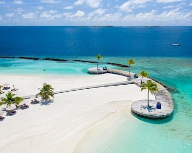 Dhigali Maldives pier