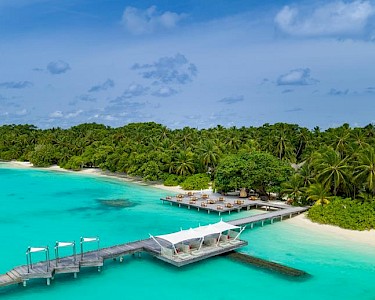 Kuramathi Maldives pier