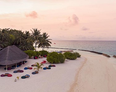 Kuramathi Maldives strand
