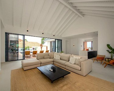 Villa Noma Curaçao villa woonkamer