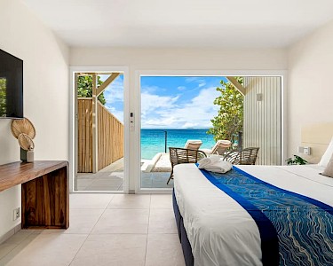 Boutique Hotel Bougainvillea Bonaire slaapkamer uitzicht