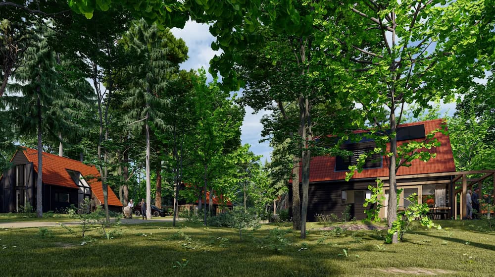 Buytenplaets Rhenen huisjes