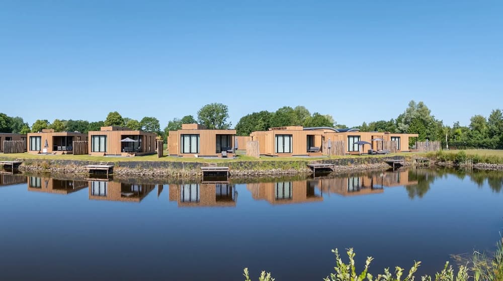 Landal de Wedderplassen huizen aan water