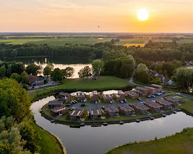Landal De Wedderplassen van bovenaf