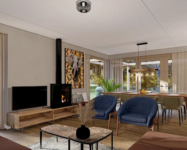 Buytenplaets Rhenen inrichting (artist impression)