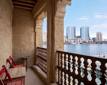 Al Seef Heritage Hotel Dubai uitzicht nieuwe centrum
