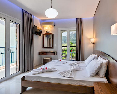 Sands Studio's Lefkas slaapkamer