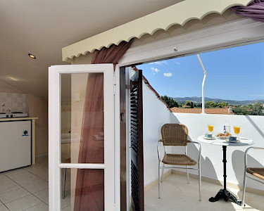 Huize Bella Vista Kefalonia balkon