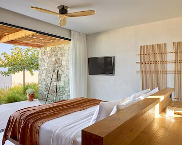 Koia All-Suite Wellbeing Resort Kos slaapkamer