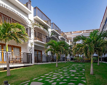 Odjo d'Agua Kaapverdië groene tuin