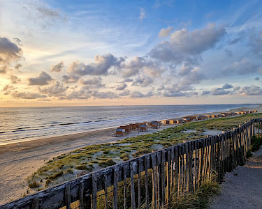 Landal Strandhuisjes Zeezigt uitzichtpunt zonsondergang