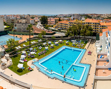 Appartementen Tropical Sol Albufeira Portugal van bovenaf