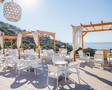 Corfu Aqua Nissaki Griekenland terras