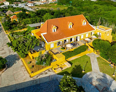 Plantation Jan Thiel Lodge Curaçao van bovenaf