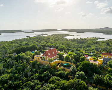 Plantation Jan Thiel Lodge Curaçao vanuit de lucht
