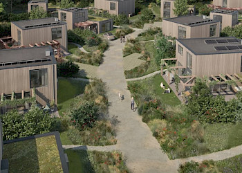 Landal De Schouwse Valleien artist impression van het park