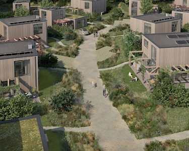 Landal De Schouwse Valleien artist impression van het park