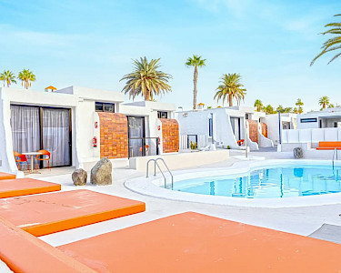 Bungalows Tenesoya Gran Canaria comfortabele ligbedden bij het zwembad