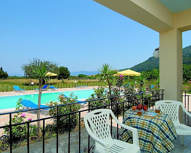 Huize Vangelis Kefalonia balkon