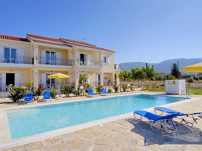 Huize Vangelis Kefalonia zwembad