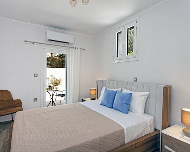 Huis Vasiliki Ithaki slaapkamer