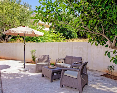 Huis Vasiliki Ithaki tuin met terras