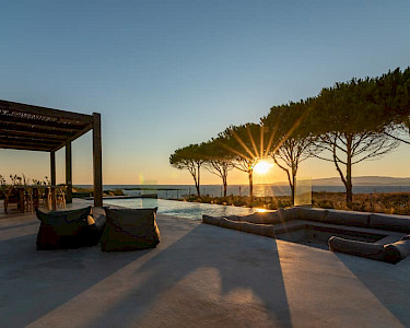 KV Villas Kefalonia zonsondergang