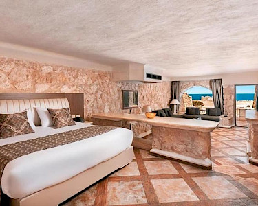 Pickalbatros Citadel Resort Hurghada slaapkamer met uitzicht