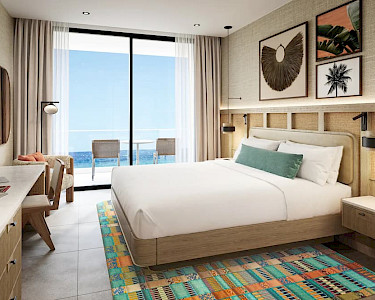 DoubleTree by Hilton Curaçao artist impression slaapkamer