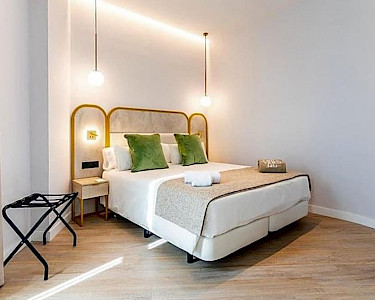 Malaga Vibes in Spanje slaapkamer